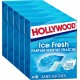 HOLLYWOOD Chewing gum icefresh les 5 boîtes de 14g