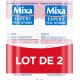 MIXA Soin Visage Réhydratant Anti-Dessèchement Peau Sensible lot de 2 pots de 50ml