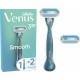 GILLETTE Rasoir Smooth 3 Lames Pour Femme le paquet d'une manche réutilisable + 2 recharges de lames