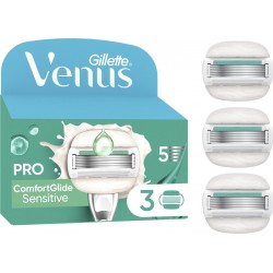 GILLETTE Lames de rasoir Pour Femme Comfort Glide Sensitive Venus lot de 3 recharges de lames de rasoir