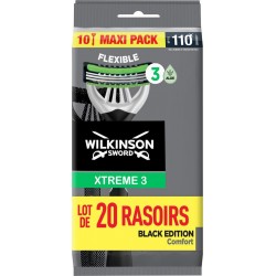 WILKINSON Rasoirs Jetables Xtreme 3 Black Edition lelotde20rasoirs