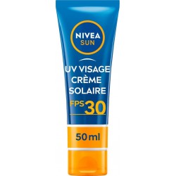 NIVEA Crème solaire Crème Visage Spf 30 Hydratante Sun le tube de 50ml