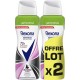 REXONA Déodorant spray compressé Anti-traces blanches et jaunes 72h Invisible Pure Advanced Protection lot de 2 sprays