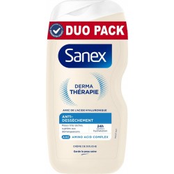 SANEX Gel Douche Derma-Thérapie Anti-Dessechement lot de 2
