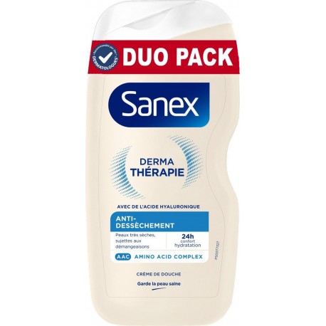 SANEX Gel Douche Derma-Thérapie Anti-Dessechement lot de 2