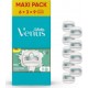 GILLETTE Lames de rasoir Pour Femme Comfort Glide Sensitive Venus lot de 9 recharges