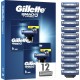 GILLETTE Lames de rasoir Pour Homme Mach3 Turbo le lot 2 paquets de 4 lames de rasoirs