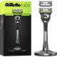 GILLETTE Rasoir Avec Barre Exfoliante Pour Homme 2 Recharges Labs Silver le rasoir