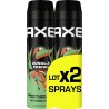 AXE Déodorant spray Anti-transpirant Jungle Fresh lot de 2 sprays