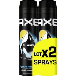 AXE Déodorant spray Homme Anti-transpirant Alaska 48h lot de 2 sprays