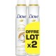 DOVE Déodorant Advanced Care à la Coco 72H lot de 2 flacons de 200ml