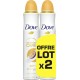 DOVE Déodorant Advanced Care Go Fresh Passion 72H lot de 2 flacons de 200ml
