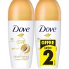 DOVE Déodorant Anti-transpirant Fruit de la Passion 72H lot de 2 roll-on