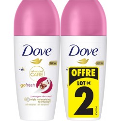 DOVE Déodorant bille Anti-Transpirant Grenade Go Fresh Advanced Care lot de 2 sticks