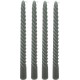 Atmosphera 4 Bougie-bâtons Twist Many Vert 180g