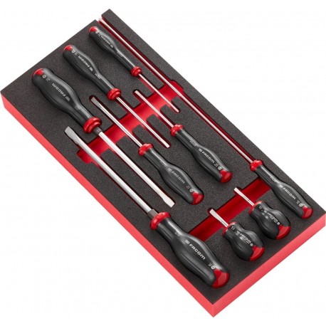 Facom Module mousse tournevis Protwist plats MODM.AT4PB