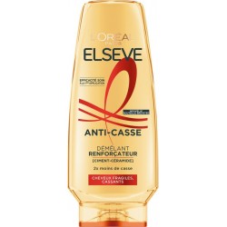 L'OREAL PARIS Après-shampoing Démêlant Renforçateur Cheveux fragiles et cassants Elseve 250ml