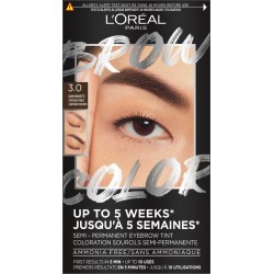 L'OREAL PARIS Mascara à Sourcils Semi-Permanent Teinte Châtain Foncé (3.0) Brow Color coloration sourcils