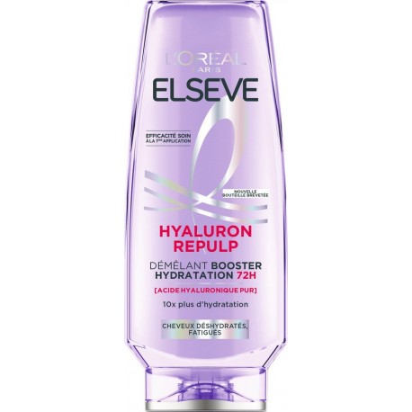 L'OREAL PARIS Après-shampoing Hydratant Cheveux déshydratés Acide Hyaluronique Elseve 200ml
