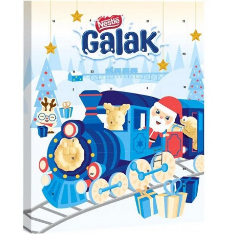 GALAK Calendrier de l'Avent Enfants Chocolat Blanc 85g