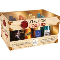 ABTEY Assortiment de Chocolats Noir Fourrés aux Liqueurs de Prestiges 160g