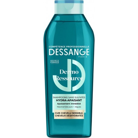 DESSANGE Shampoing Hydra Apaisant pour Cuir chevelu sensible et cheveux déshydratés Dermo Ressource