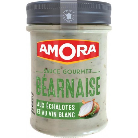 Amora Sauce Gourmet Béarnaise aux Échalotes et au Vin Blanc 184g (lot de 5)