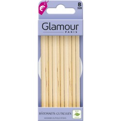 GLAMOUR PARIS Bâtonnets Cuticules Bois le pack