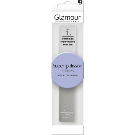GLAMOUR PARIS Super Polissoir 4 faces l'unité