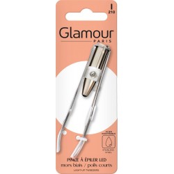 GLAMOUR PARIS Pince à Epiler Inox Led l'unité