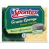SPONTEX Eponge à récurer efficace et durable Sevret d’Antan 100% recyclable x2