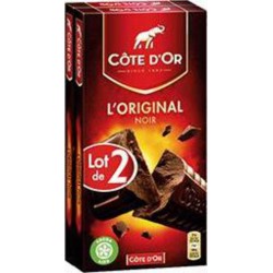 Chocolat Côte d'Or Noir Extra 2x200g 400g