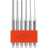 PB Swiss Tools Jeu de chasse-goupilles sur support en plastique, qualité spéciale chromé, Nombre de chasse-goupilles 6 755.B