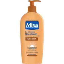 MIXA Lait Corps Nourrissant Effet Soleil Peaux Mates Hypoallergénique 250ml