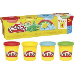 PLAY DOH PLAY-DOH PACK DE 4 POTS CLASSIQUE